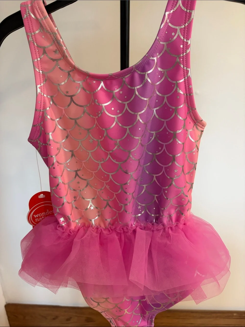Girls' Pink Mermaid Tutu Swimsuit NWT size 4T